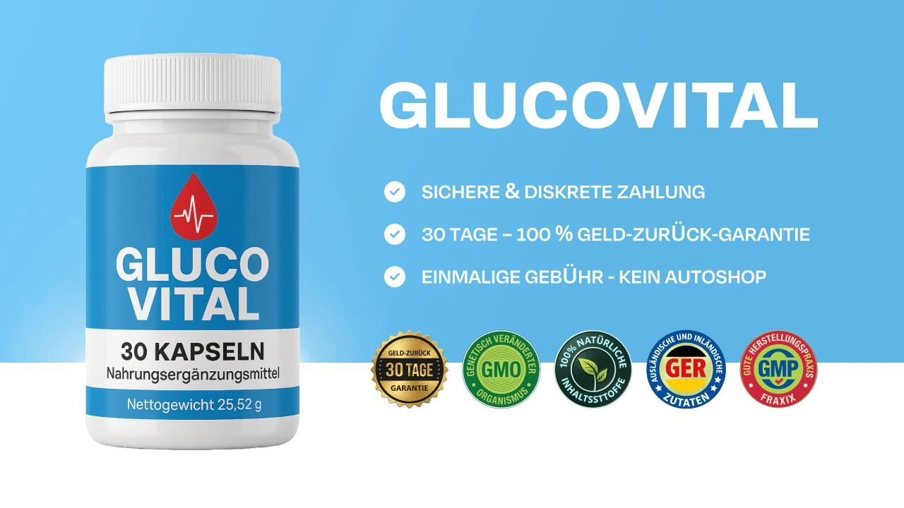GlucoVital promotional banner