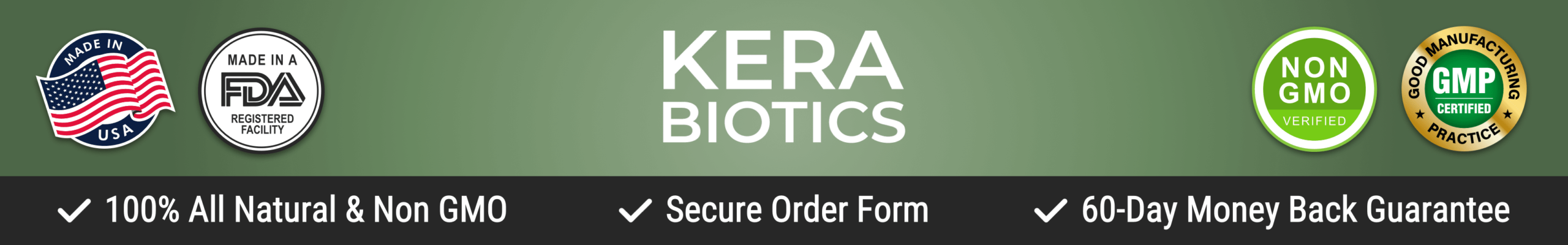 KeraBiotics promotional banner