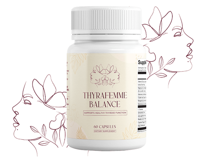 Thyrafemme supplement bottles