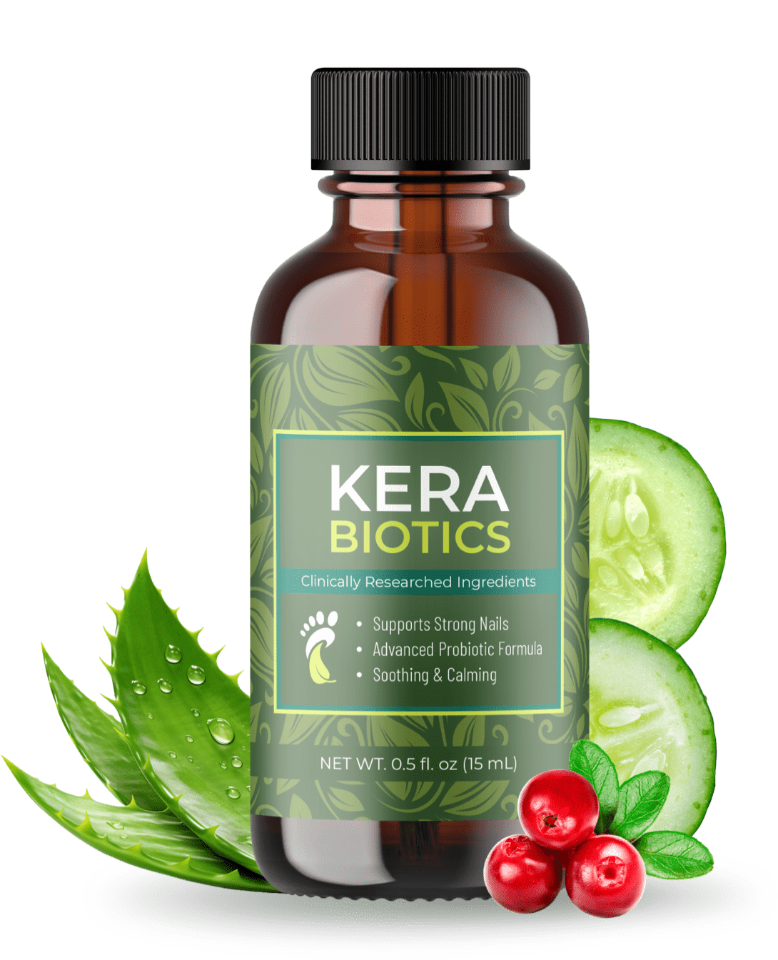 KeraBiotics probiotic nail formula bottles
