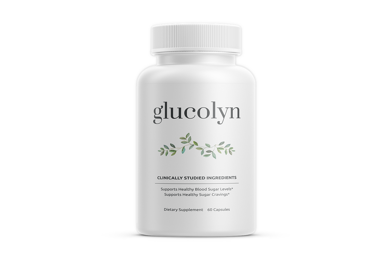 GlucoLyn bottle — blood sugar support supplement